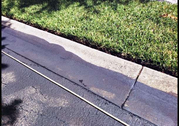 Curb and Driving Pressure Washing